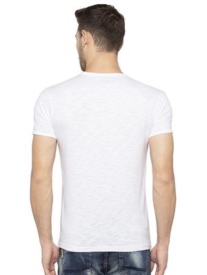 white solid t-shirt - 16314374 - Standard Image - 3