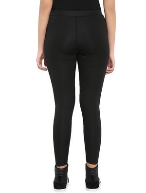 side taped ankle length legging - 16315037 - Standard Image - 3