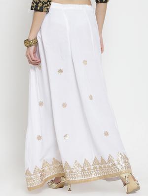 gota patti flared skirt - 16315203 - Standard Image - 3