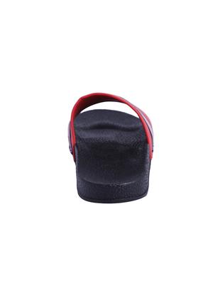 red leatherette slip on flip flops - 16315733 - Standard Image - 3