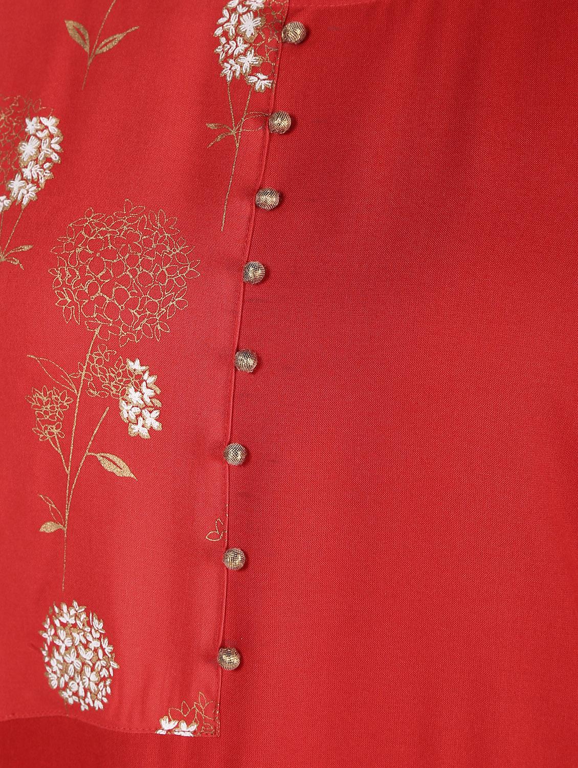 block printed straight kurta - 16317139 - Zoom Image - 6