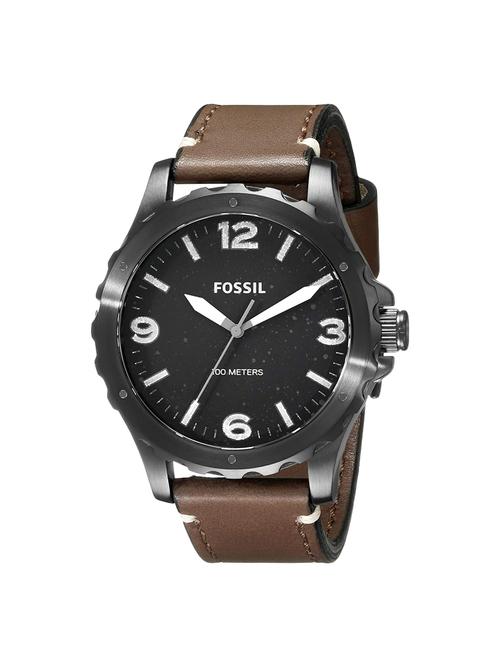 fossil end-of-season analog black dial mens watch - jr1450 - 16318568 - Very Small Image - 1