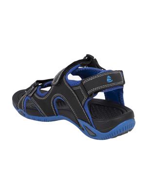black leatherette back strap floaters - 16319002 - Standard Image - 3