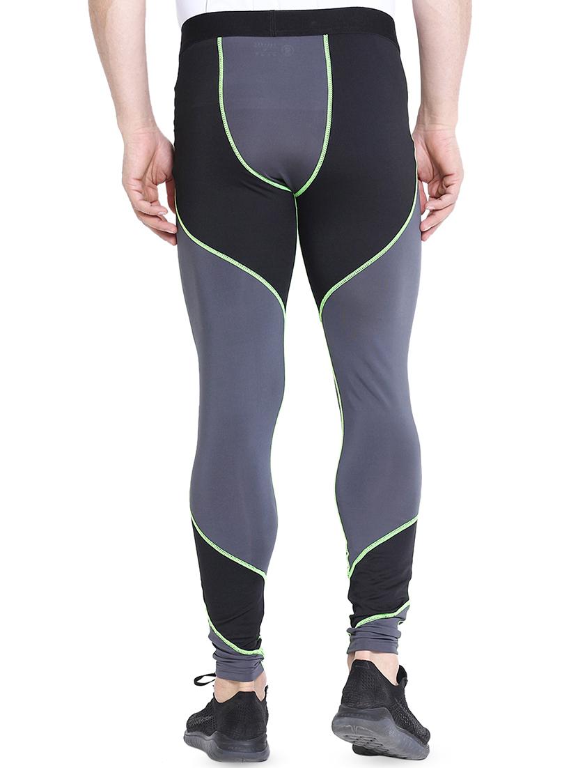 grey polyester ankle length track pant - 16319241 - Zoom Image - 3