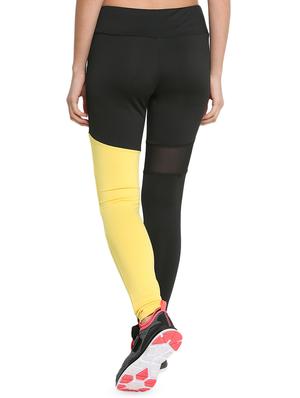 mesh panel color block yoga pant - 16319278 - Standard Image - 3