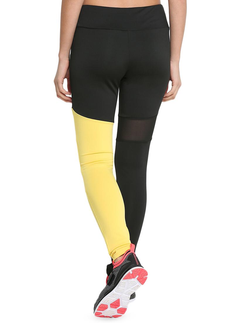 mesh panel color block yoga pant - 16319278 - Zoom Image - 3