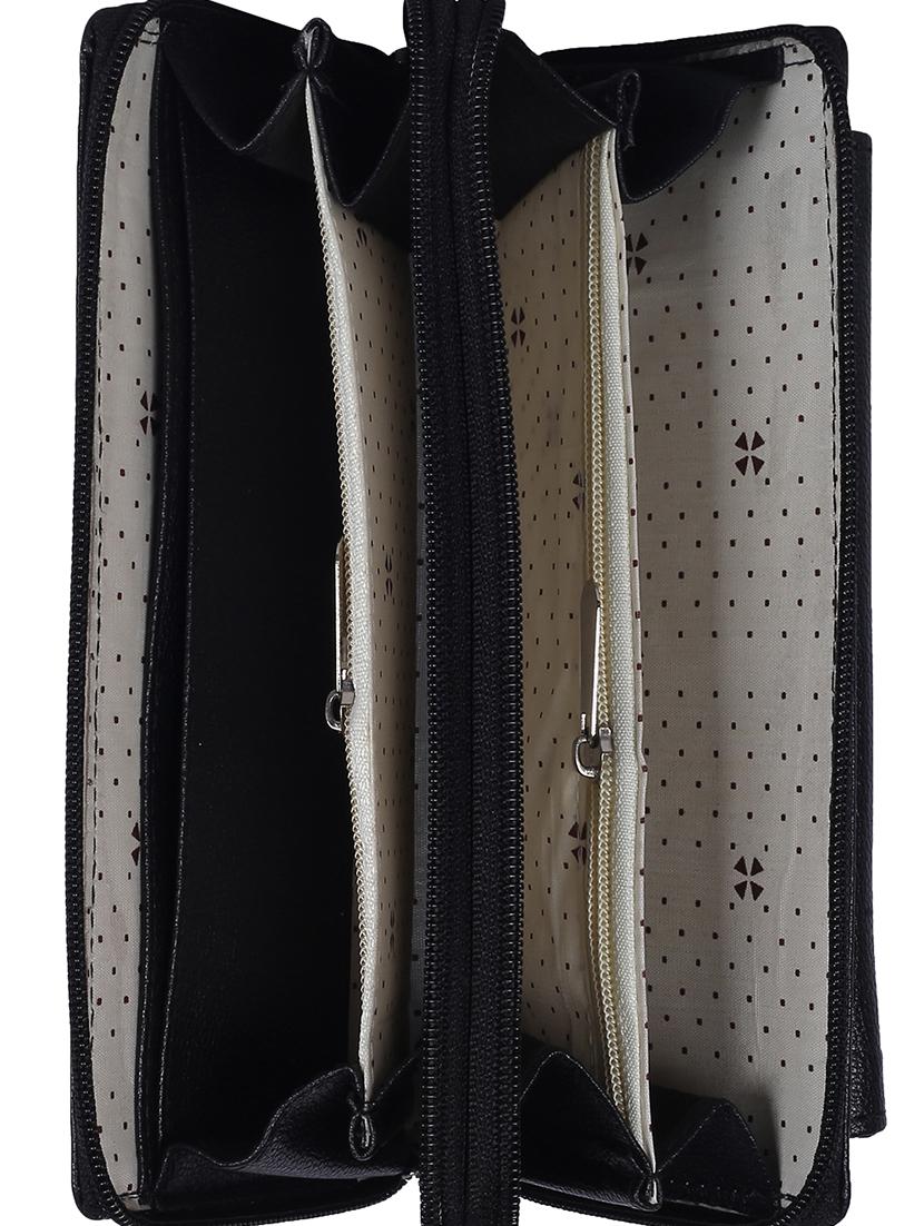 black leatherette (pu) regular clutch - 16319482 - Zoom Image - 3