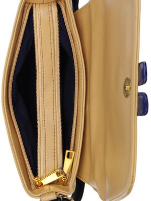 orange leatherette (pu) regular sling bag - 16319488 - Standard Image - 3