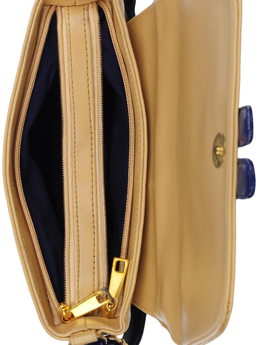 orange leatherette (pu) regular sling bag - 16319488 - Zoom Image - 3
