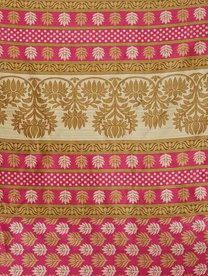 set of 2 multicolor printed saree combo with blouse - 16319628 - Standard Image - 6