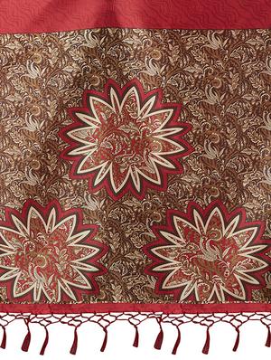 set of 2 multicolor printed saree combo with blouse - 16319765 - Standard Image - 6