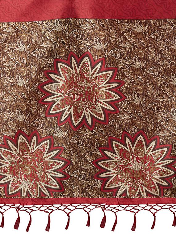 set of 2 multicolor printed saree combo with blouse - 16319765 - Zoom Image - 6