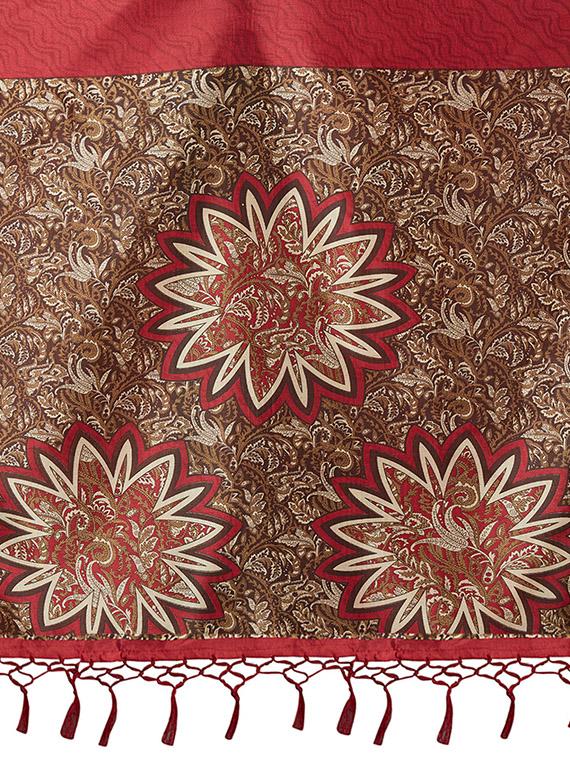 set of 2 multicolor printed saree combo with blouse - 16319766 - Zoom Image - 6