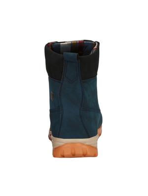 blue leatherette high ankle boots - 16319791 - Standard Image - 3