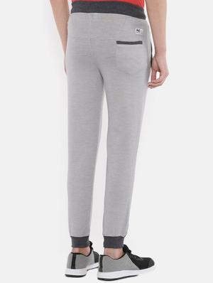 grey solid jogger - 16320886 - Standard Image - 3