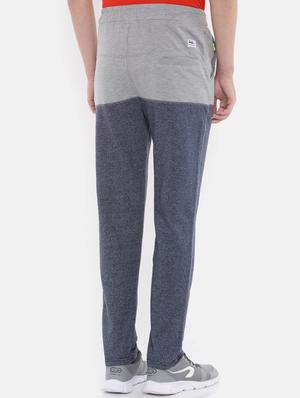 grey color block track pant - 16320901 - Standard Image - 3