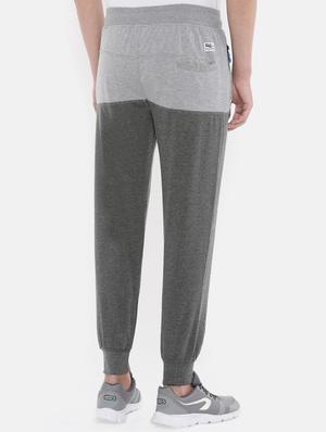 grey color block jogger - 16320904 - Standard Image - 3