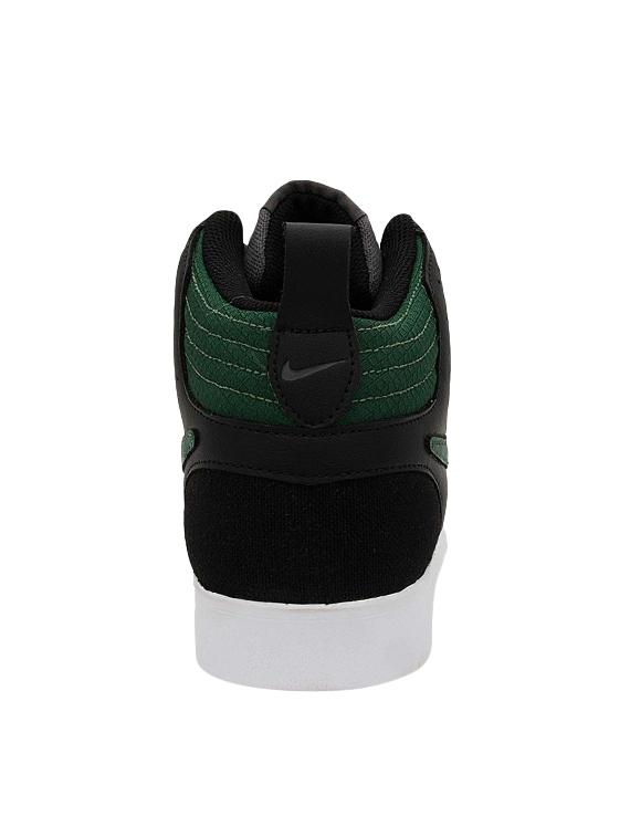 black leatherette lace up sneakers - 16321111 - Zoom Image - 3
