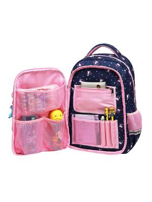 blue polyester regular backpack - 16321691 - Standard Image - 3