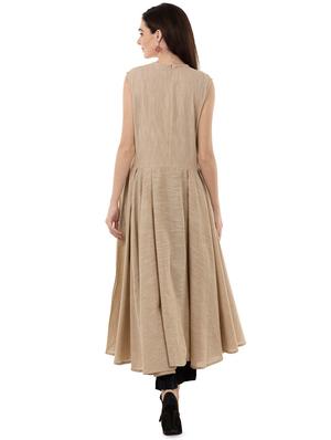 embroidered flared kurta - 16321708 - Standard Image - 3