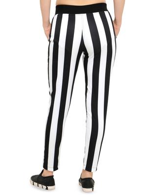 monochrome striped pocket detail track pant - 16321811 - Standard Image - 3