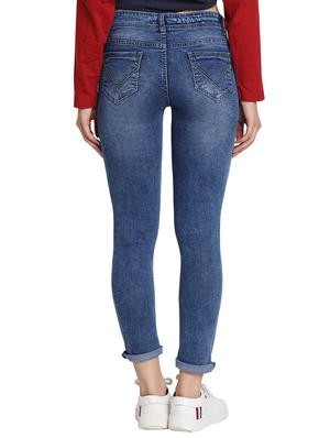 turn up hem skinny fit jeans - 16322036 - Standard Image - 3