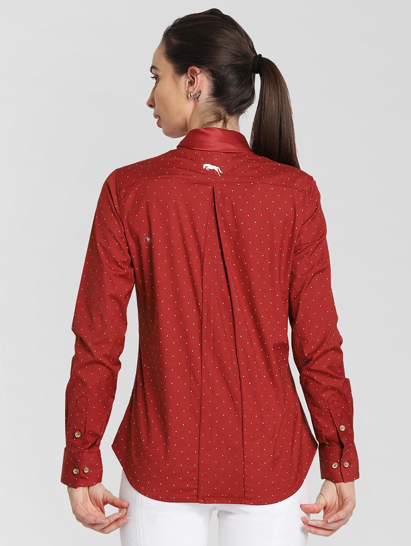 long sleeved polka dot shirt - 16322040 - Zoom Image - 3