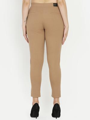 high rise pleat detail trouser - 16323022 - Standard Image - 3
