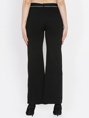 tie front contrast piped trousers - 16323023 - Standard Image - 3