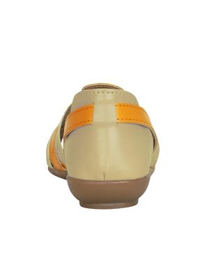yellow closed back sandals - 16323045 - Standard Image - 3