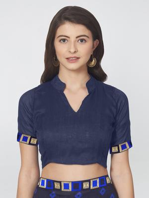 lace border bandhani saree with blouse - 16323255 - Standard Image - 3