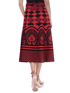 checkered a-line skirt - 16323326 - Standard Image - 3