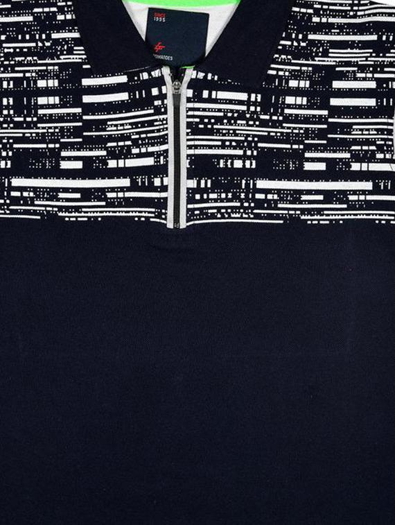 dark blue cotton tshirt - 16324082 - Zoom Image - 3