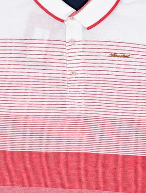 polo neck stripe t-shirt - 16324135 - Standard Image - 3