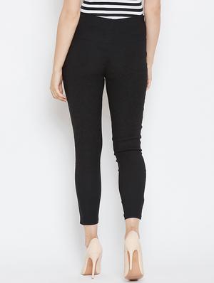 zip detail high rise jeggings - 16324222 - Standard Image - 3