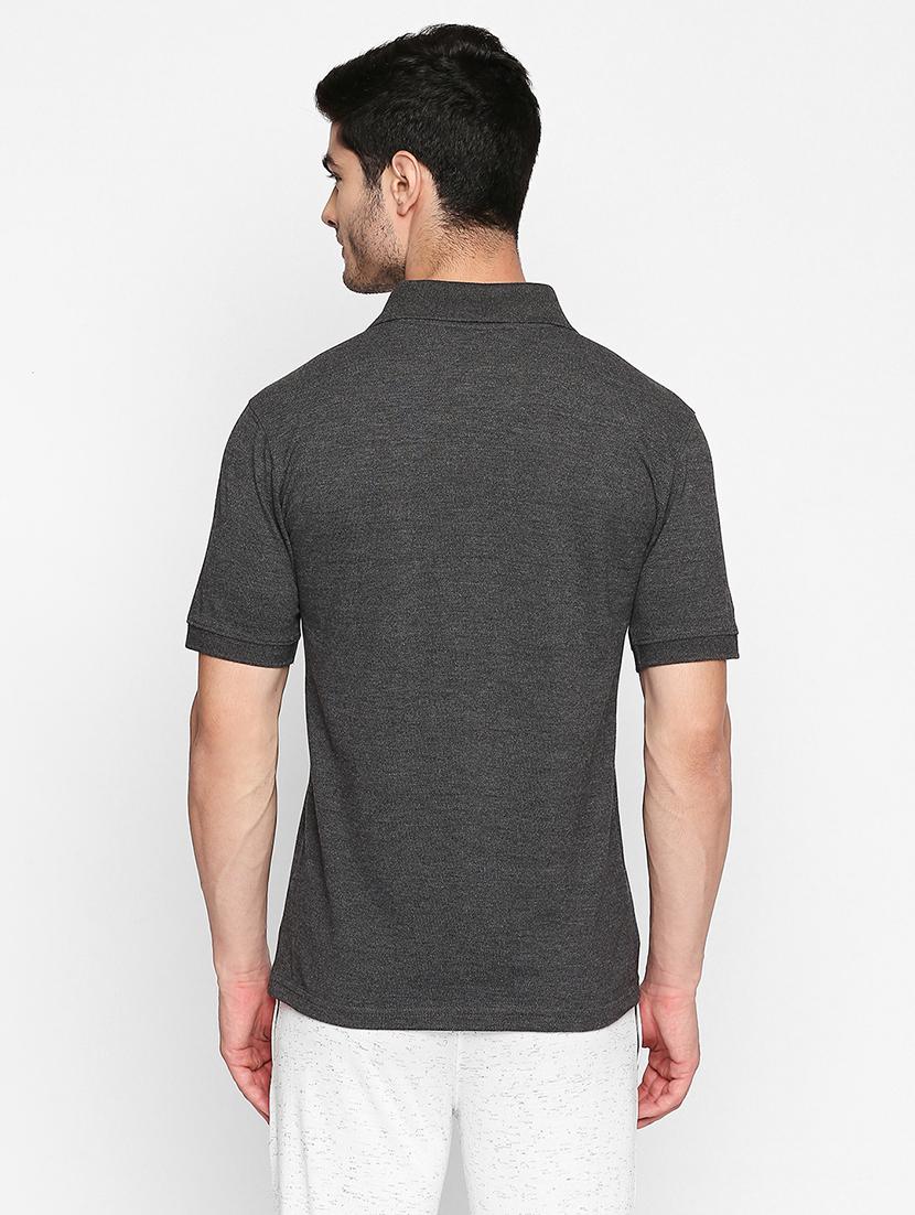 grey typographic polo tshirt - 16325103 - Zoom Image - 3