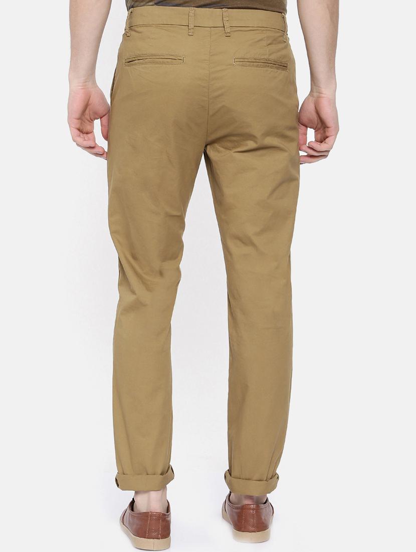 brown solid chinos - 16325757 - Zoom Image - 3