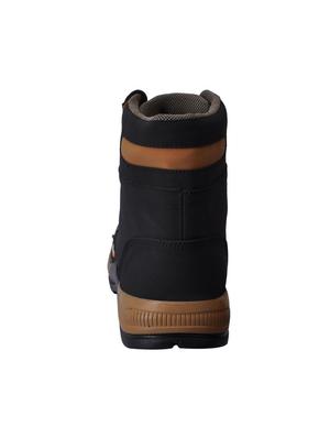 FAUSTO black leatherette high ankle boots - 16325862 - Standard Image - 3