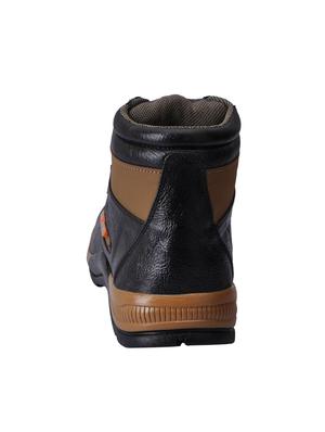 blue leatherette high ankle boots - 16326026 - Standard Image - 3
