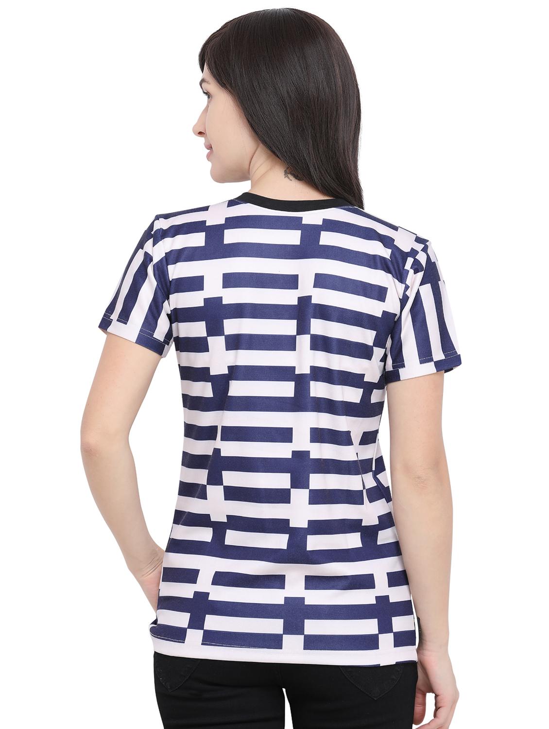 geometric print t-shirt - 16326161 - Zoom Image - 3