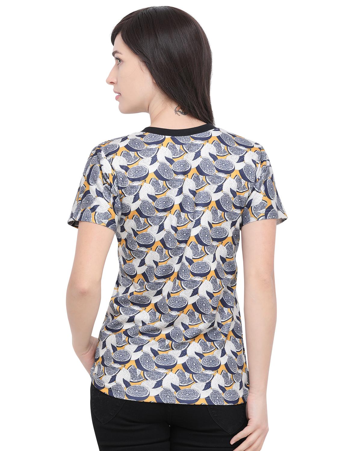 quirky print round neck t-shirt - 16326164 - Zoom Image - 3