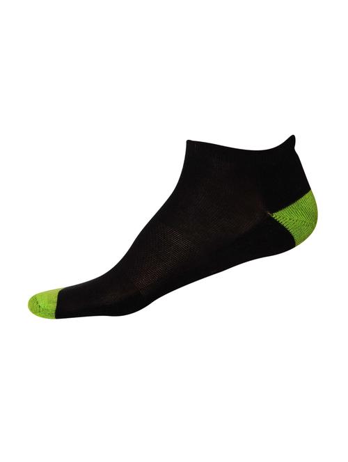 black cotton ankle length sock - 16326792 - Standard Image - 1
