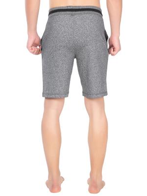 grey textured shorts - 16326810 - Standard Image - 3