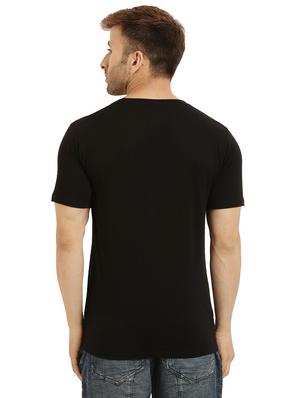 black solid tshirt - 16327013 - Standard Image - 3