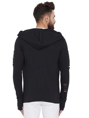 black ripped shrug - 16327666 - Standard Image - 3