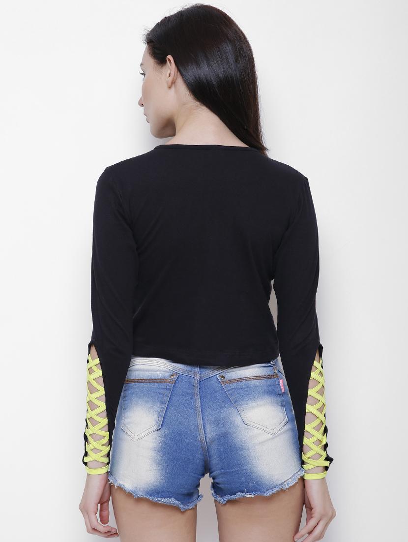 criss-cross detail solid top - 16328451 - Zoom Image - 3