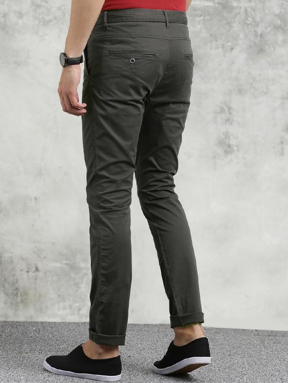 black solid chinos - 16330137 - Zoom Image - 3