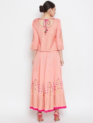 block printed skirt top set - 16330709 - Standard Image - 3
