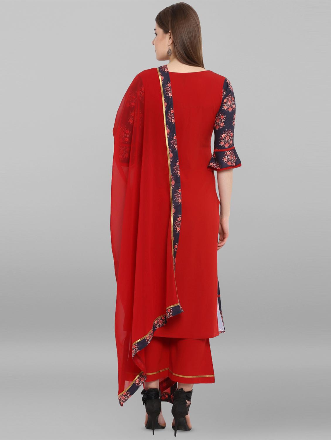 floral printed suit set - 16331334 - Zoom Image - 3