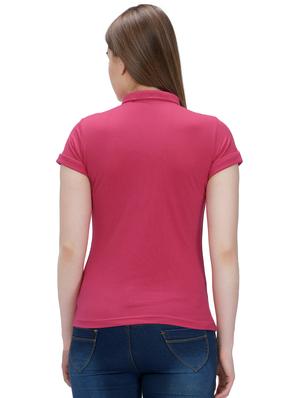 short sleeved solid polo tee - 16331461 - Standard Image - 3